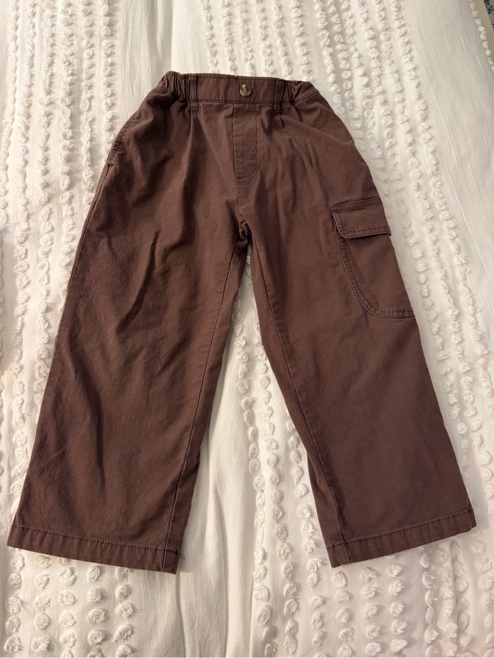Zara Brown Cargo-Style Kids bottoms